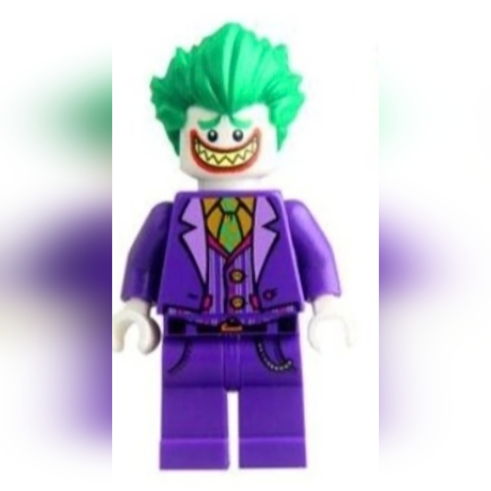 Joker custom lego brick minifigure